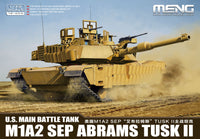 Meng 1/72 U.S. Main Battle Tank M1A2 SEP Abrams TUSK II (Special Order)