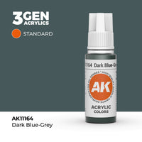 AK Interactive 3G Acrylic Dark Blue-Grey 17ml (Special Order)