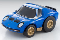 TomyTec Choro Q zero Z-73b Lamborghini Miura SV Blue (Diecast) (Special Order)
