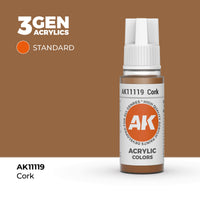 AK Interactive 3G Acrylic Cork 17ml (Special Order)