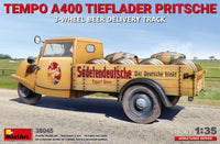 MiniArt 1/35 Tempo A400 Tierflader Pritsche 3-Wheel Beer Delivery Truck (Special Order)