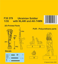 CMK 1/35 Ukrainian Soldier with NLAW and AK-74MN (Special Order)