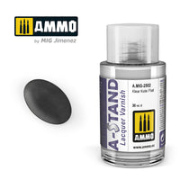 Ammo Mig A-Stand Lacquer Paint 30ml - Klear Kote Flat (Special Order)