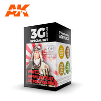 AK Interactive 3G Air - WWII JAPAN UNIFORM COLORS AIR (Special Order)