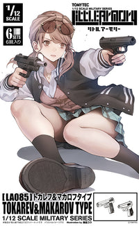 TomyTec Little Armory 1/12 LA085 Tokarev Pistol & Makarov Pistol Type (Special Order)