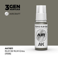 AK Interactive 3G Air - RLM 02 RLM-Grau (Special Order)