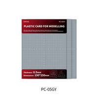 DSPIAE 0.5mm Plastic Card for Modelling, 190x250mm (Special Order)