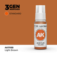 AK Interactive 3G Acrylic Light Brown 17ml (Special Order)