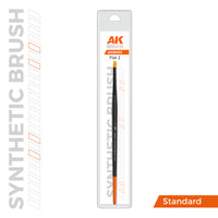 AK Interactive Synthetic Brush - Flat 2 (Special Order)