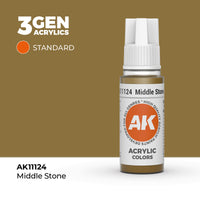 AK Interactive 3G Acrylic Middle Stone 17ml (Special Order)