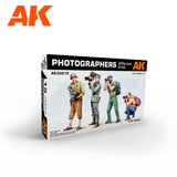 AK Interactive 1/35 Photographers (Different Eras) (Special Order)