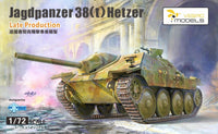 Vespid Models 1/72 Jagdpanzer 38(t) Hetzer - Late Production (Special Order)