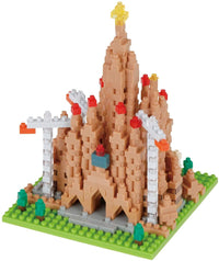 Nanoblock Sight to See Series Sagrada Familia "World Famous Buildings" (Special Order)