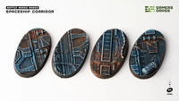 Gamers Grass Battle Ready Bases - Spaceship Corridor - Oval 60mm (x4) (Special Order)