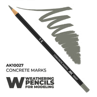 AK Interactive Weathering Pencil - Concrete Marks (Box - 5 Units) (Special Order)