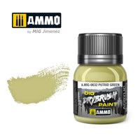 Ammo Mig Dio Drybrush Acrylic Paint 40ml - Putrid Green (Special Order)