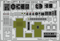 Eduard B-17F nose interior 1/48 Photo etched set for EDUARD (Special Order)