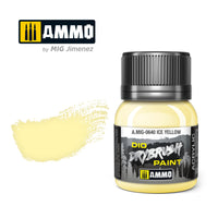 Ammo Mig Dio Drybrush Acrylic Paint 40ml - Ice Yellow (Special Order)