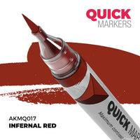 AK Interactive Infernal Red - Quick Marker (Special Order)