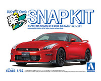 Aoshima 1/32 SNAP KIT #03CU-RD Nissan R35 GT-R 2024 Custom Wheel (Red) (Special Order)