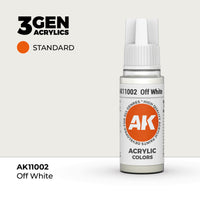 AK Interactive 3G Acrylic Off-White 17ml (Special Order)