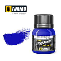 Ammo Mig Dio Drybrush Acrylic Paint 40ml - Dark Blue (Special Order)