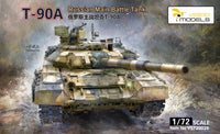 Vespid Models 1/72 T-90A Russian Main Battle Tank 3D printed parts +Metal tow cable (Special Order)
