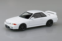 Aoshima 1/32 SNAP KIT #14CU-CW Nissan R32 Skyline GT-R Custom Wheel (Crystal White) (Special Order)