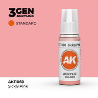 AK Interactive 3G Acrylic Sickly Pink 17ml (Special Order)