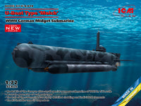 ICM 1/72 U-Boat Type 'Molch', WWII German Midget Submarine (100% new molds) (Special Order)