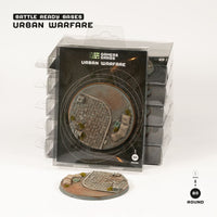 Gamers Grass Battle Ready Bases - Urban Warfare - Round 80mm (x1) (Special Order)