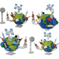 Nanoblock Advanced Hobby Series Planet Earth & the Moon "Space" (Special Order)