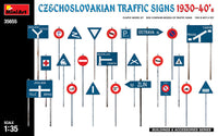 MiniArt 1/35 Czechoslovakian Traffic Signs 1930-40’s (Special Order)