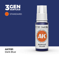 AK Interactive 3G Acrylic Dark Blue 17ml (Special Order)