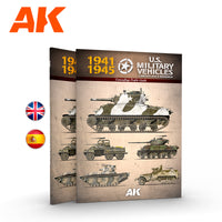 AK Interactive 1941-1945 American Military Vehicles - English (Special Order)