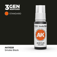 AK Interactive 3G Acrylic Smoke Black 17ml (Special Order)