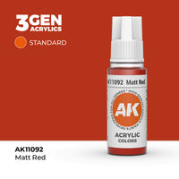 AK Interactive 3G Acrylic Matt Red 17ml (Special Order)