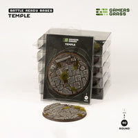Gamers Grass Battle Ready Bases - Temple - Round 90mm (x1) (Special Order)