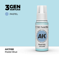 AK Interactive 3G Acrylic Pastel Blue 17ml (Special Order)