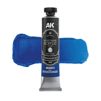 AK Interactive Artist Dense Acrylic Color Ultramarine Blue (Special Order)
