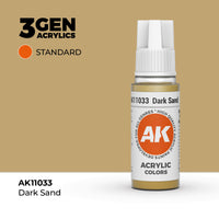 AK Interactive 3G Acrylic Dark Sand 17ml (Special Order)