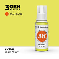 AK Interactive 3G Acrylic Laser Yellow 17ml (Special Order)