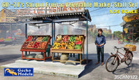 Gecko 1/35 60’~70’s Saigon Fruit & Vegetable Market Stall Set (Special Order)