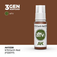 AK Interactive 3G No8 Earth Red (FS30117) (Special Order)