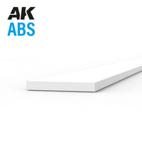 AK Interactive ABS Strip - 0.50 x 4.00 x 350mm x 10 units (Special Order)