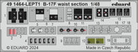 Eduard B-17F waist section 1/48 Photo etched set for EDUARD (Special Order)