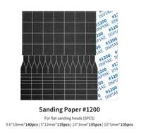 DSPIAE Sanding Paper for Flat Reciprocating Sanding Head #1200 Grit (Special Order)
