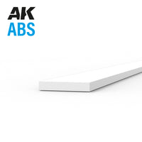 AK Interactive ABS Strip - 0.50 x 3.00 x 350mm x 10 units (Special Order)