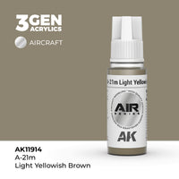 AK Interactive 3G Air - A-21m Light Yellowish Brown (Special Order)