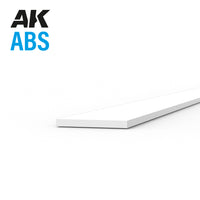 AK Interactive ABS Strip - 0.25 x 3.00 x 350mm x 10 units (Special Order)